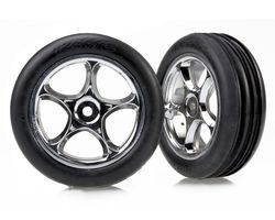 38-2471R Tires & wheels, assembled Tracer 2.2" chrome wheel (AKA TRX2471R)