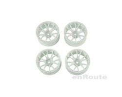 ECS039 enRoute JXR Drift Wheel 6mm Offset White (4pcs)