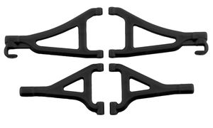 RPM80692 Front Upper/Lower A-arms-Traxxas1/16th Revo- Black