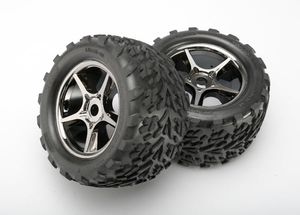 38-5374X 2 talon tyre/gemini blackchrome wheel revo 17mm (AKA TRX5374X)