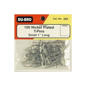 DBR253 Stainless Steel T-Pins 1-1/4in (100 pcs per pack) 
